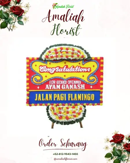 Sewa Papan Bunga Batu Layar